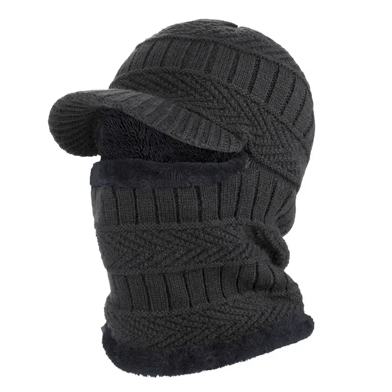 sdbkgm1702897362436.webp Men's Balaclava Beanie Hat Thermal Warm Windproof Breathable Fleece Hat Winter Snowboard for Skiing Snowboarding Winter Sports 2025 - Image 1