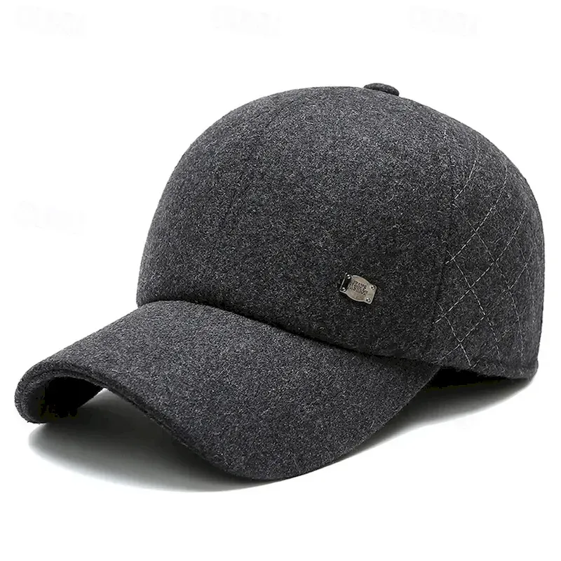 seaprg1729841751802.webp Men's Baseball Cap Sun Hat Black Gray 100% Cotton Fashion Casual Street Daily Geometic Adjustable Sunscreen Breathable 2025 - Image 1